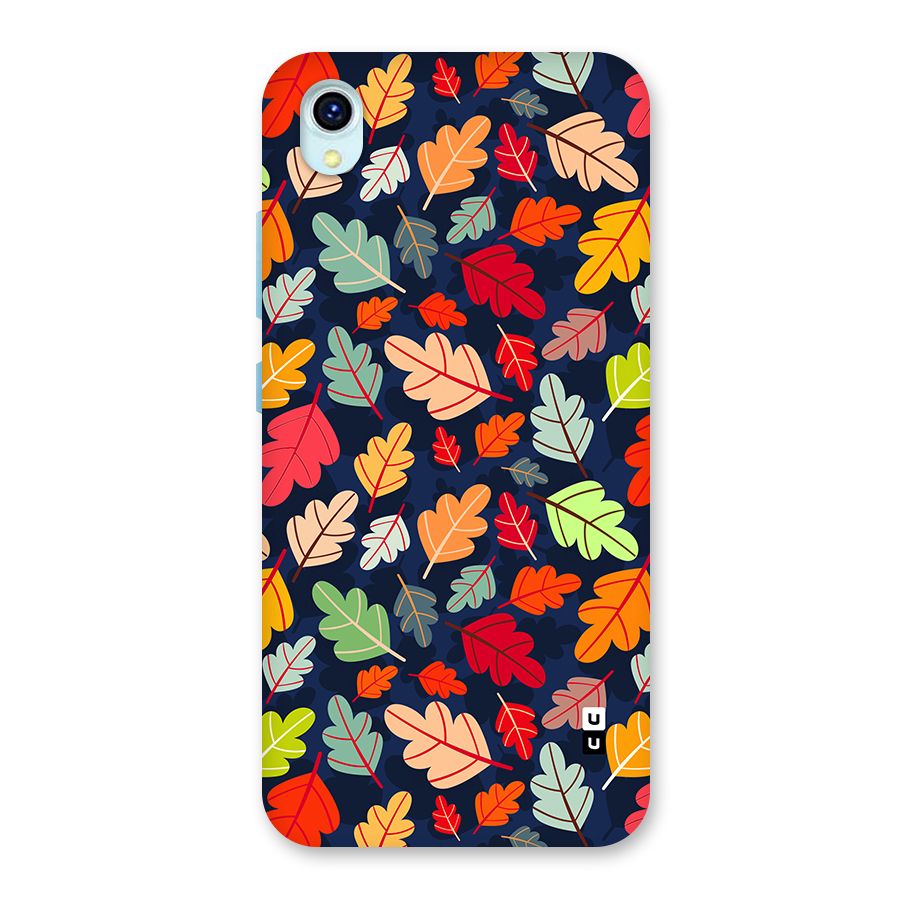 Colorful Leaves Beautiful Pattern Back Case for Vivo Y1s