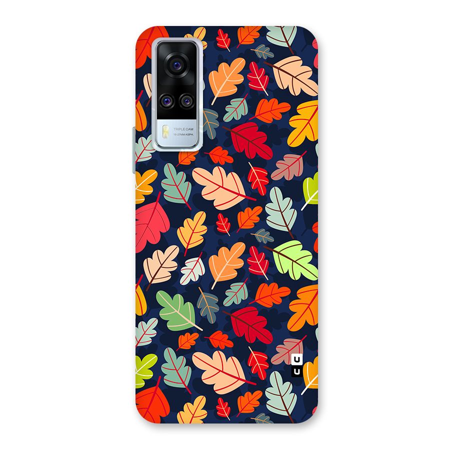 Colorful Leaves Beautiful Pattern Back Case for Vivo Y31