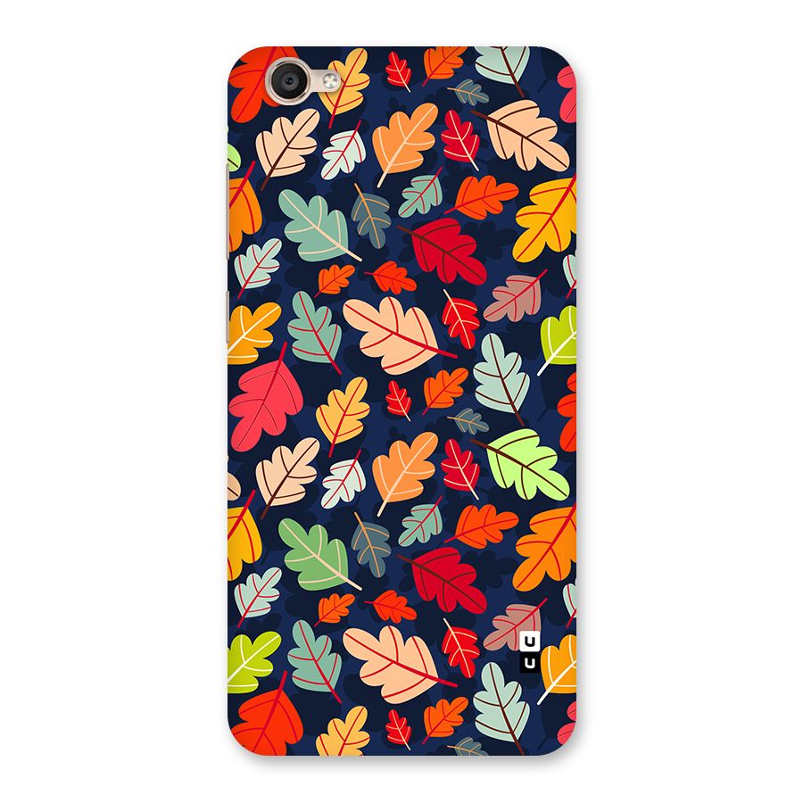 Colorful Leaves Beautiful Pattern Back Case for Vivo Y55s