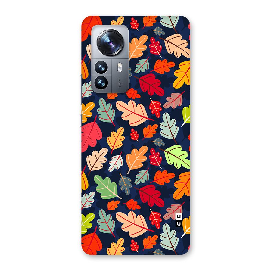 Colorful Leaves Beautiful Pattern Back Case for Xiaomi 12 Pro