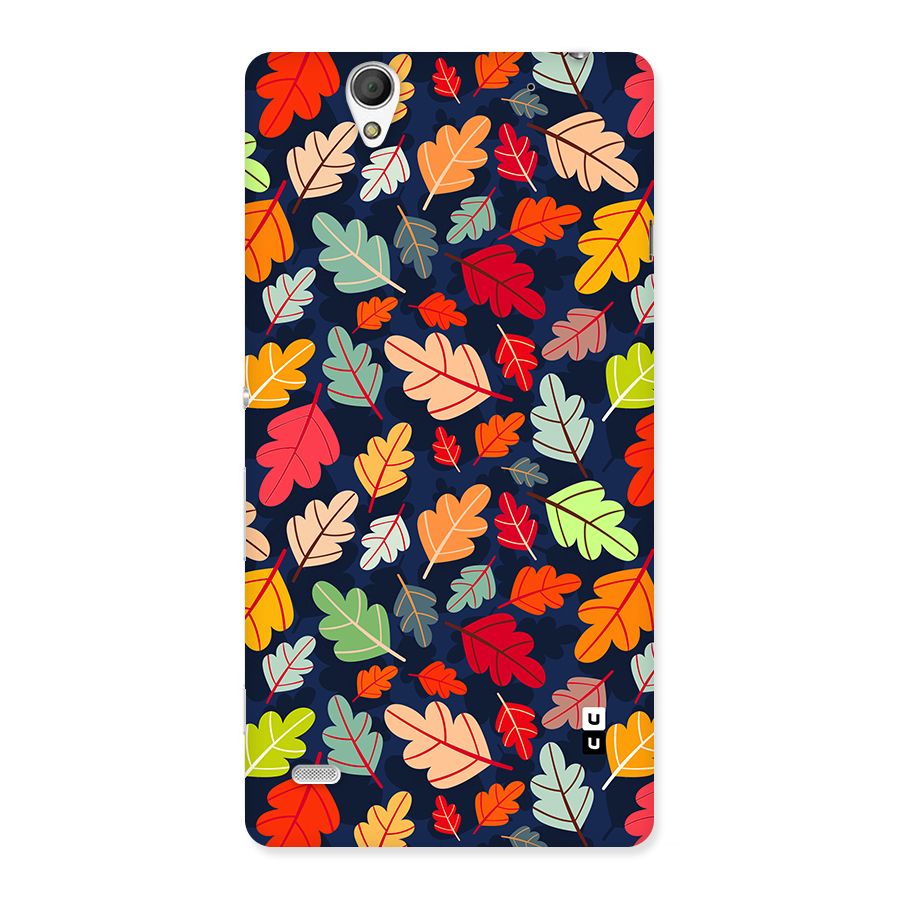 Colorful Leaves Beautiful Pattern Back Case for Xperia C4