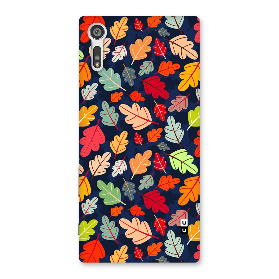 Colorful Leaves Beautiful Pattern Back Case for Xperia XZ