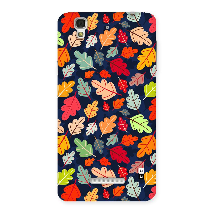 Colorful Leaves Beautiful Pattern Back Case for YU Yureka Plus