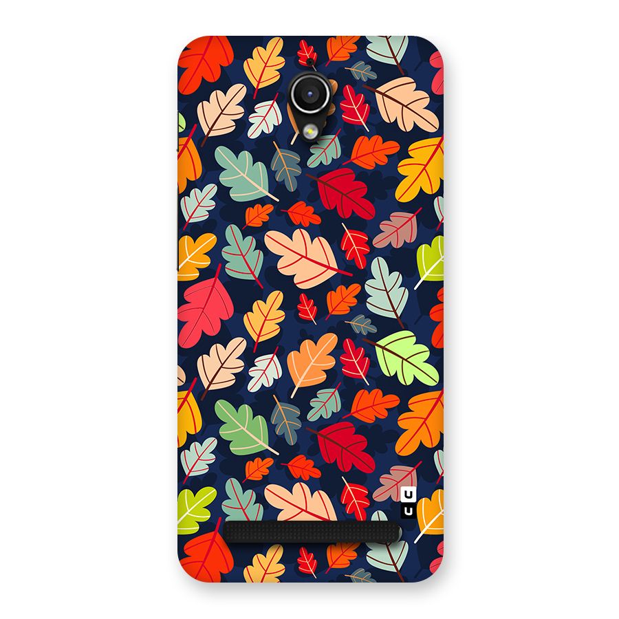 Colorful Leaves Beautiful Pattern Back Case for Zenfone Go