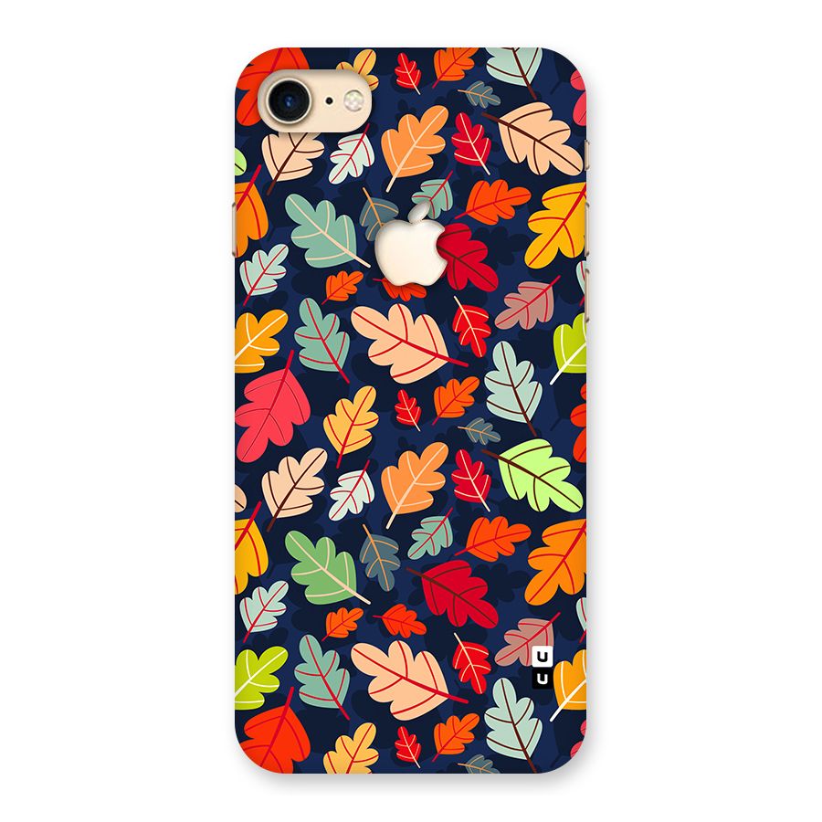 Colorful Leaves Beautiful Pattern Back Case for iPhone 7 Apple Cut