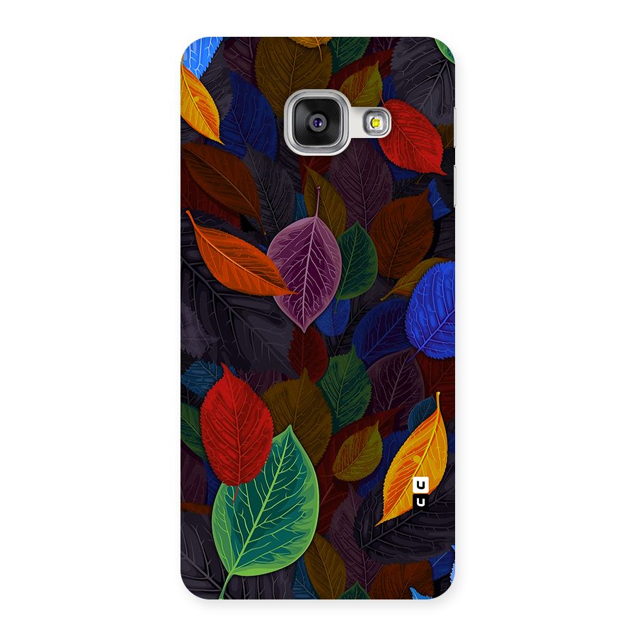 Colorful Leaves Pattern Back Case for Galaxy A3 2016