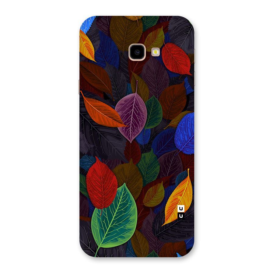 Colorful Leaves Pattern Back Case for Galaxy J4 Plus