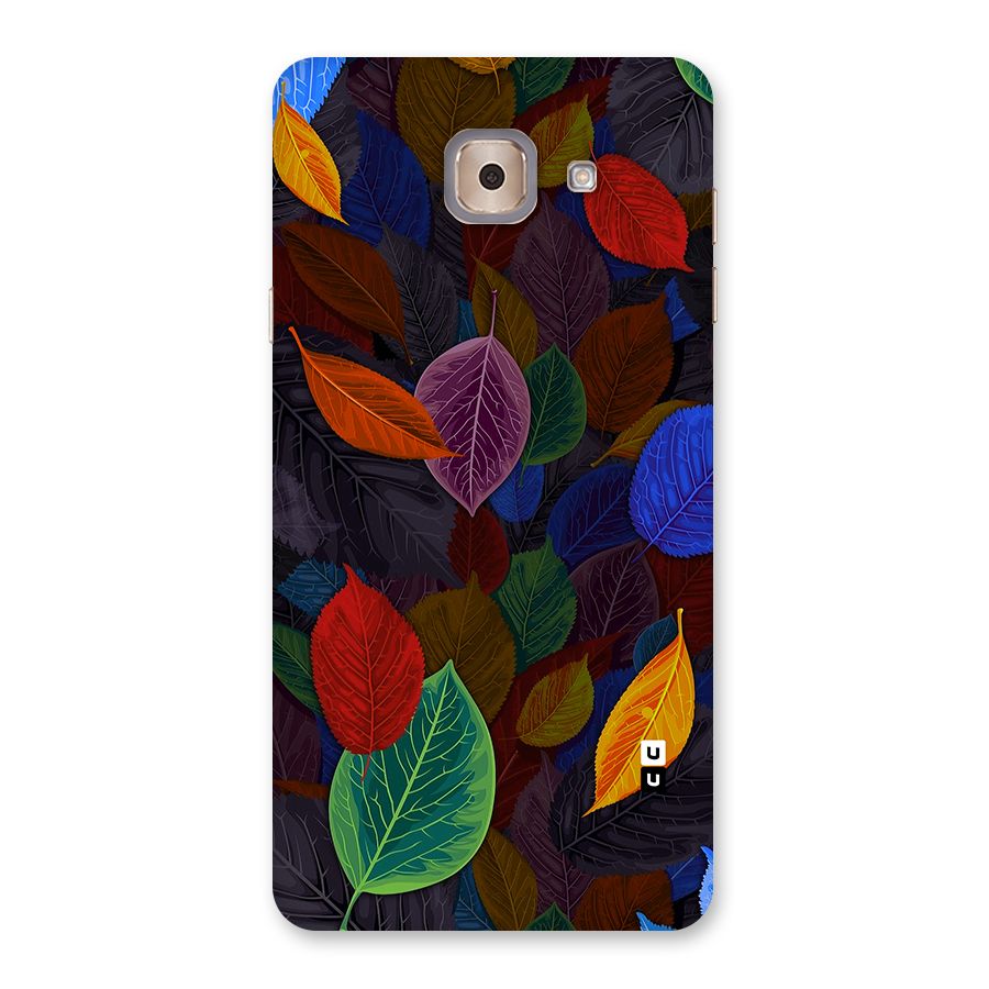 Colorful Leaves Pattern Back Case for Galaxy J7 Max