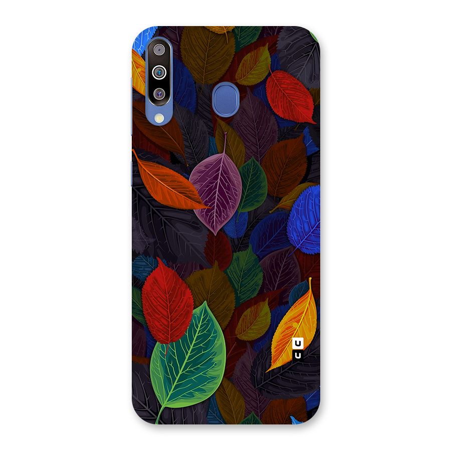 Colorful Leaves Pattern Back Case for Galaxy M30