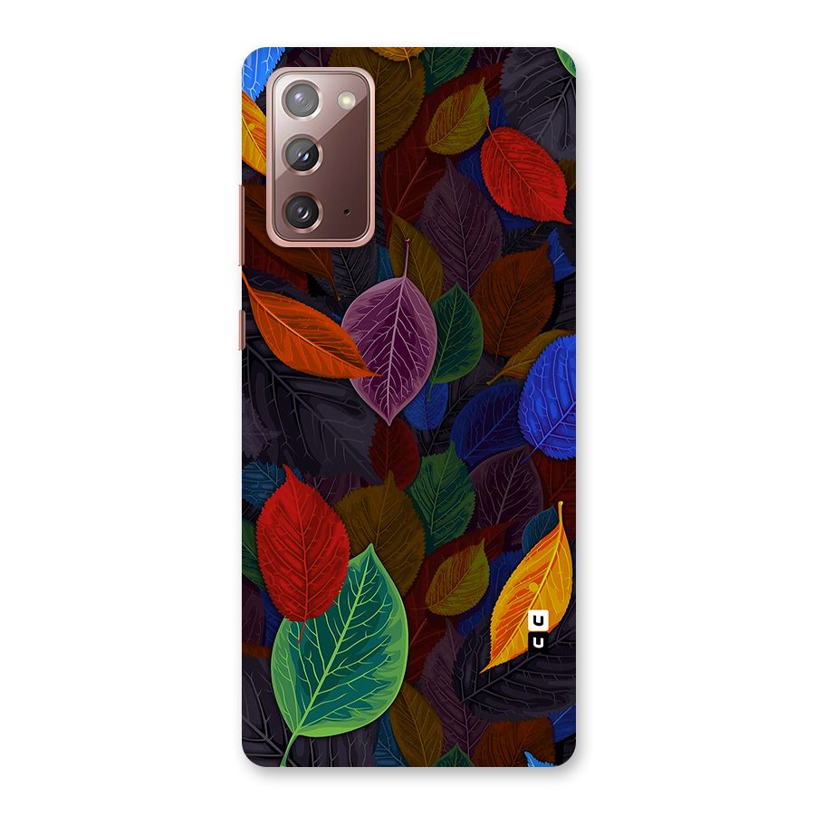 Colorful Leaves Pattern Back Case for Galaxy Note 20