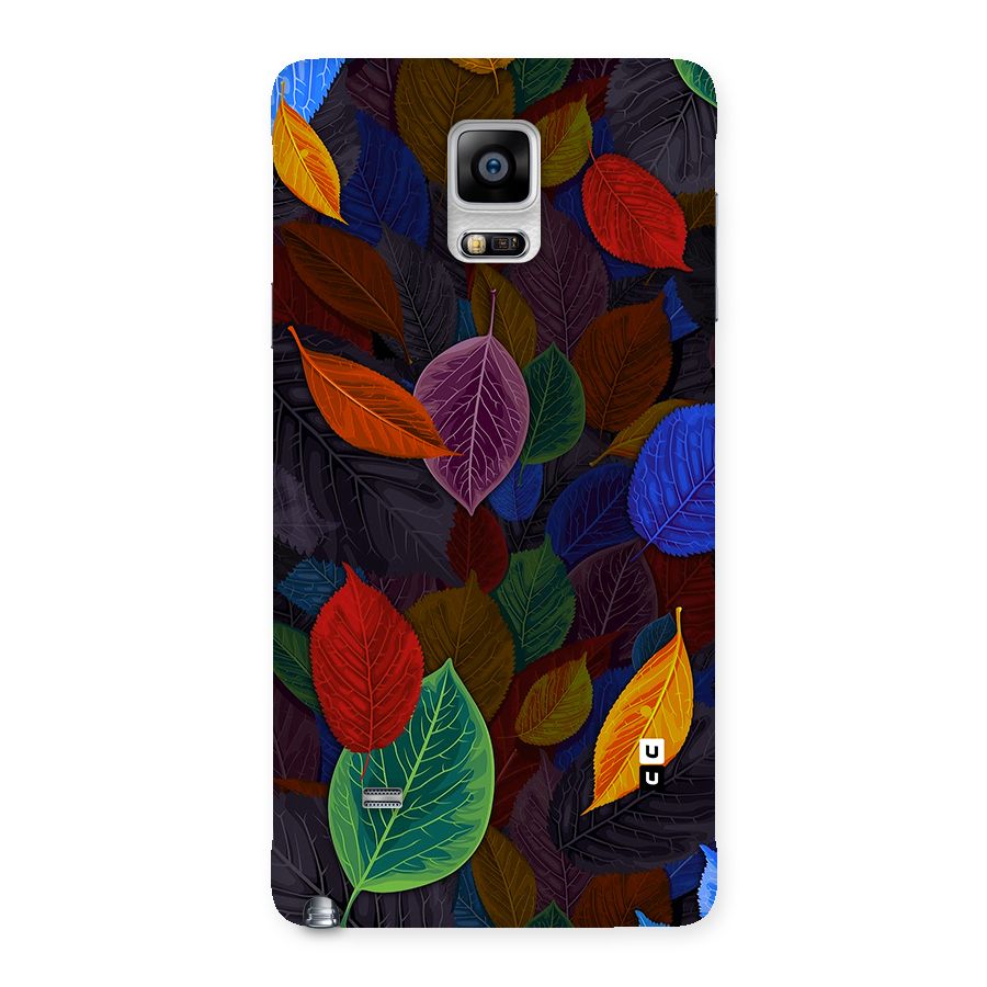 Colorful Leaves Pattern Back Case for Galaxy Note 4