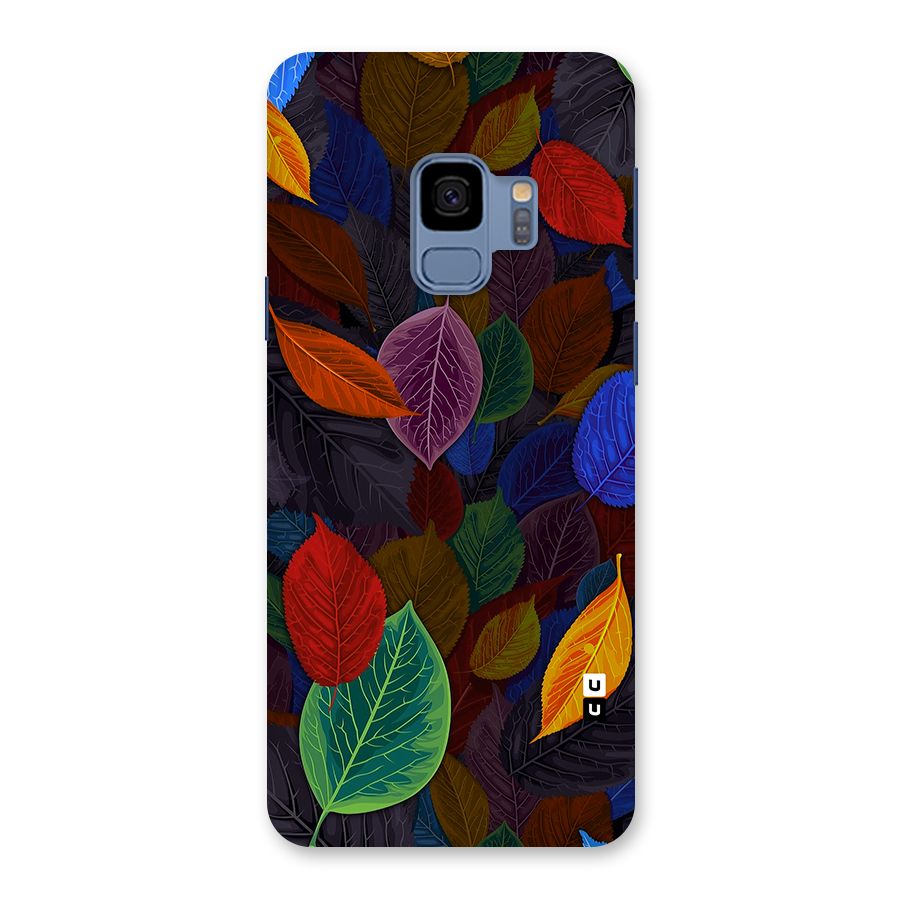 Colorful Leaves Pattern Back Case for Galaxy S9