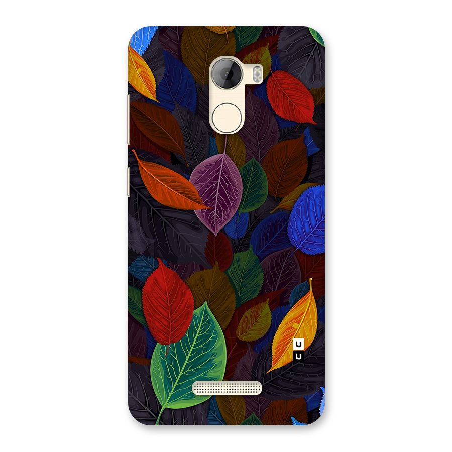 Colorful Leaves Pattern Back Case for Gionee A1 LIte