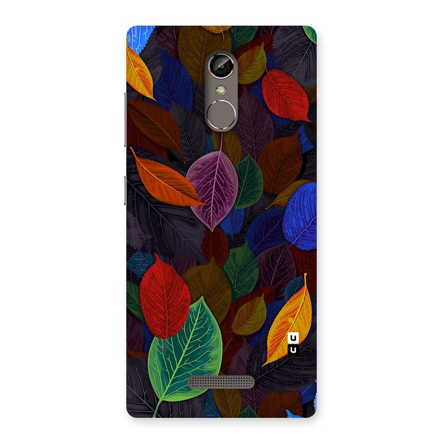 Colorful Leaves Pattern Back Case for Gionee S6s