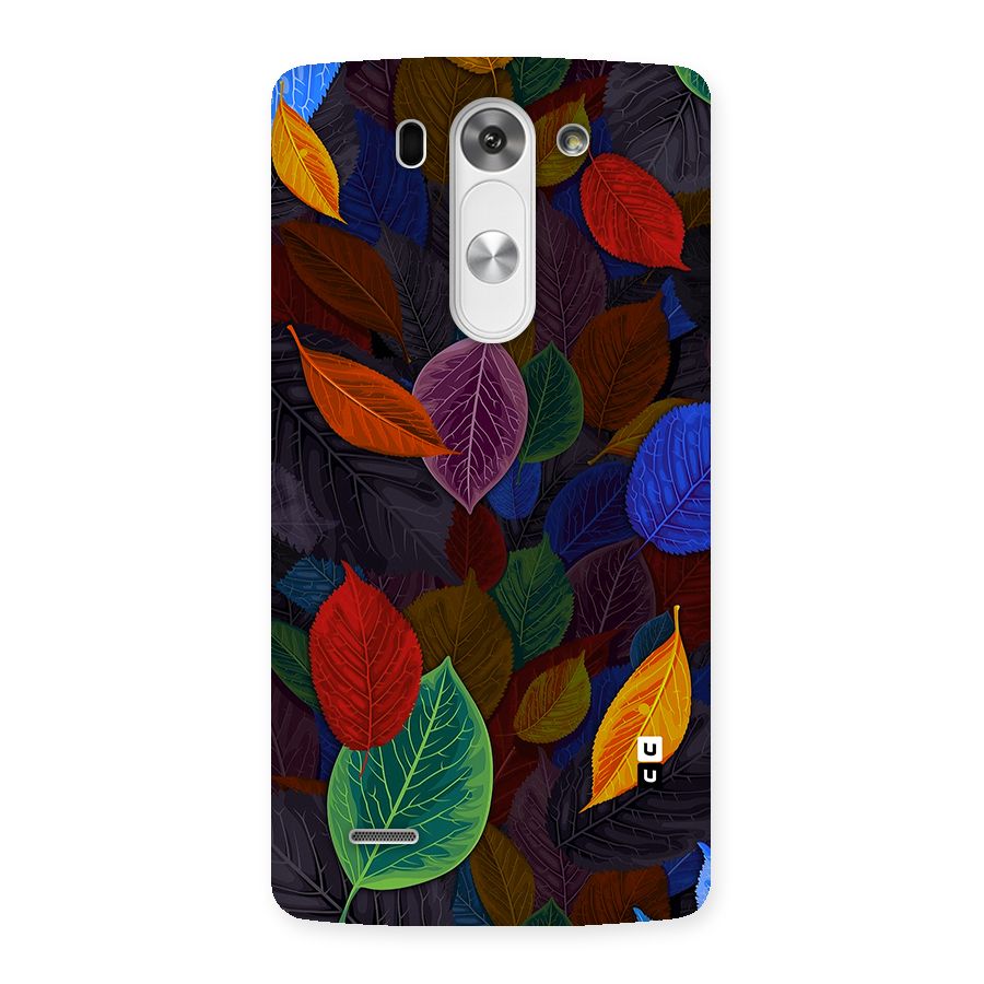Colorful Leaves Pattern Back Case for LG G3 Beat