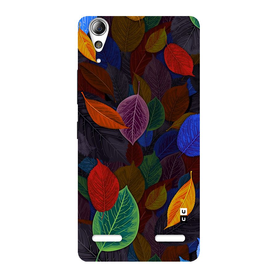 Colorful Leaves Pattern Back Case for Lenovo A6000