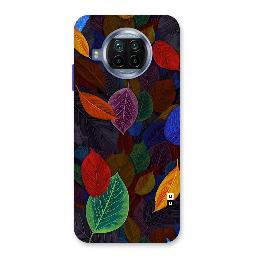 Colorful Leaves Pattern Back Case for Mi 10i