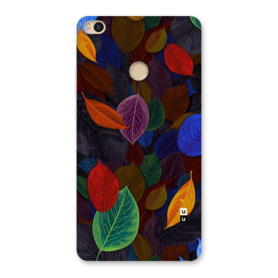 Colorful Leaves Pattern Back Case for Mi Max 2