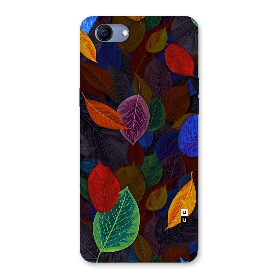 Colorful Leaves Pattern Back Case for Oppo Realme 1