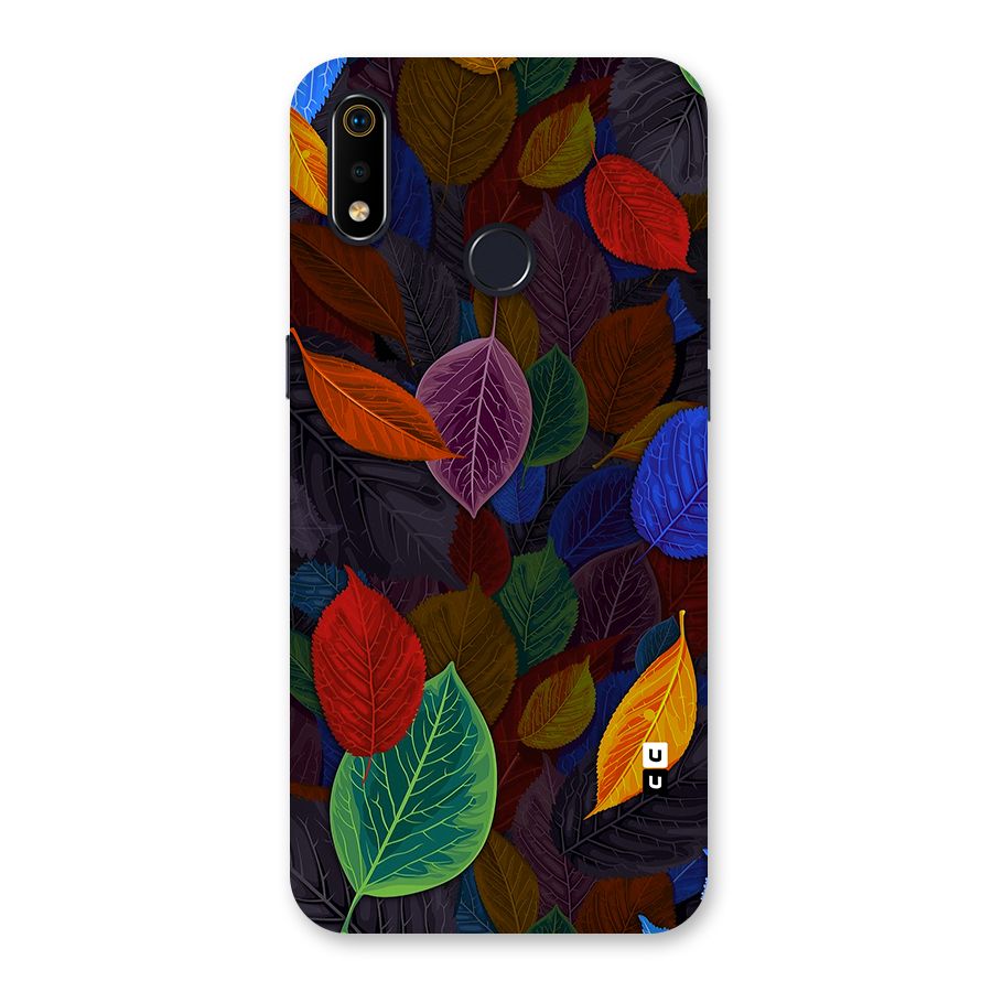 Colorful Leaves Pattern Back Case for Realme 3i