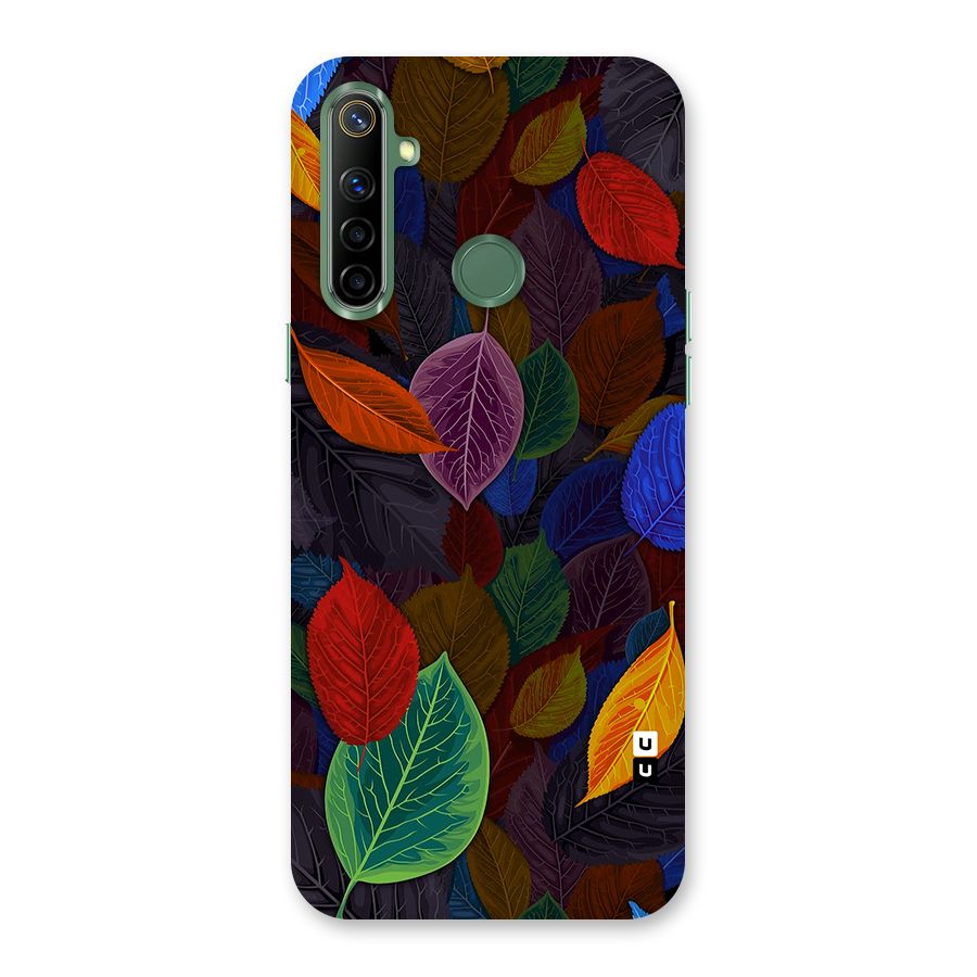 Colorful Leaves Pattern Back Case for Realme Narzo 10