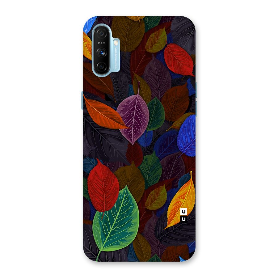 Colorful Leaves Pattern Back Case for Realme Narzo 20A