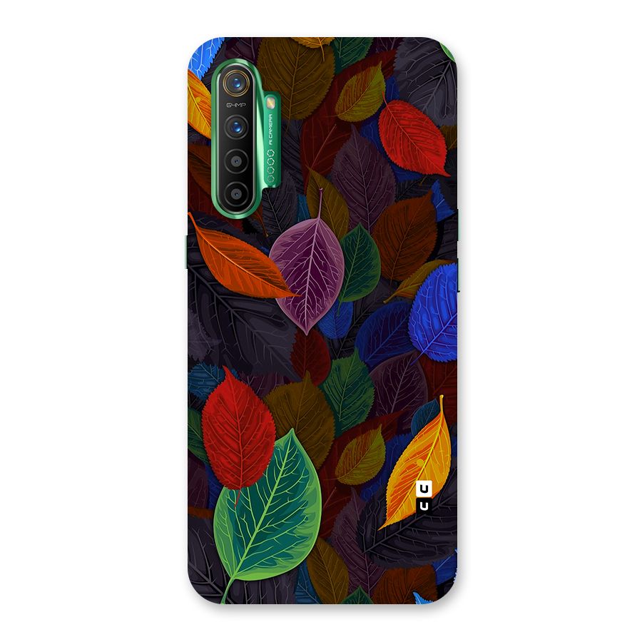 Colorful Leaves Pattern Back Case for Realme X2