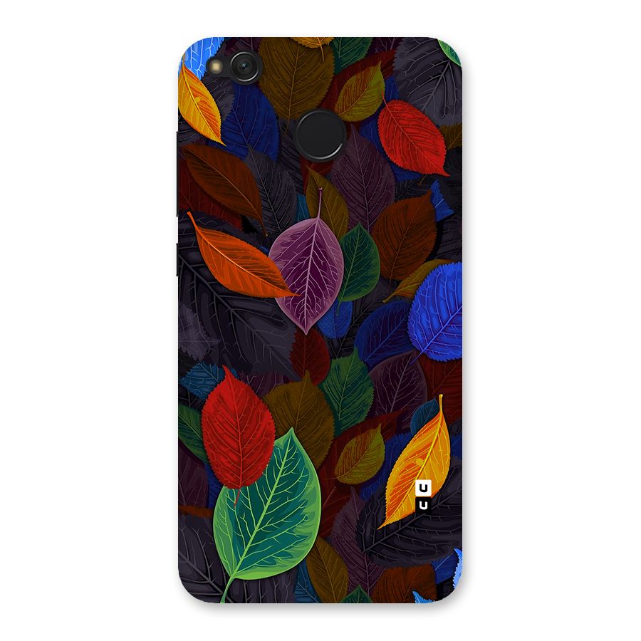 Colorful Leaves Pattern Back Case for Redmi 4