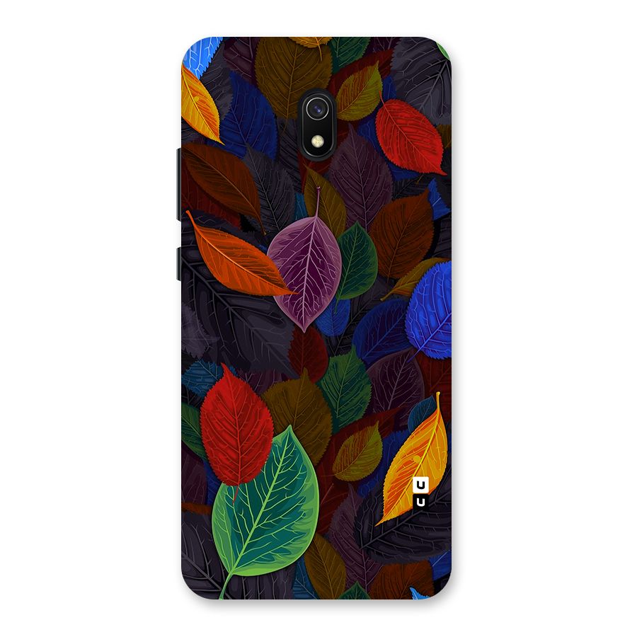 Colorful Leaves Pattern Back Case for Redmi 8A