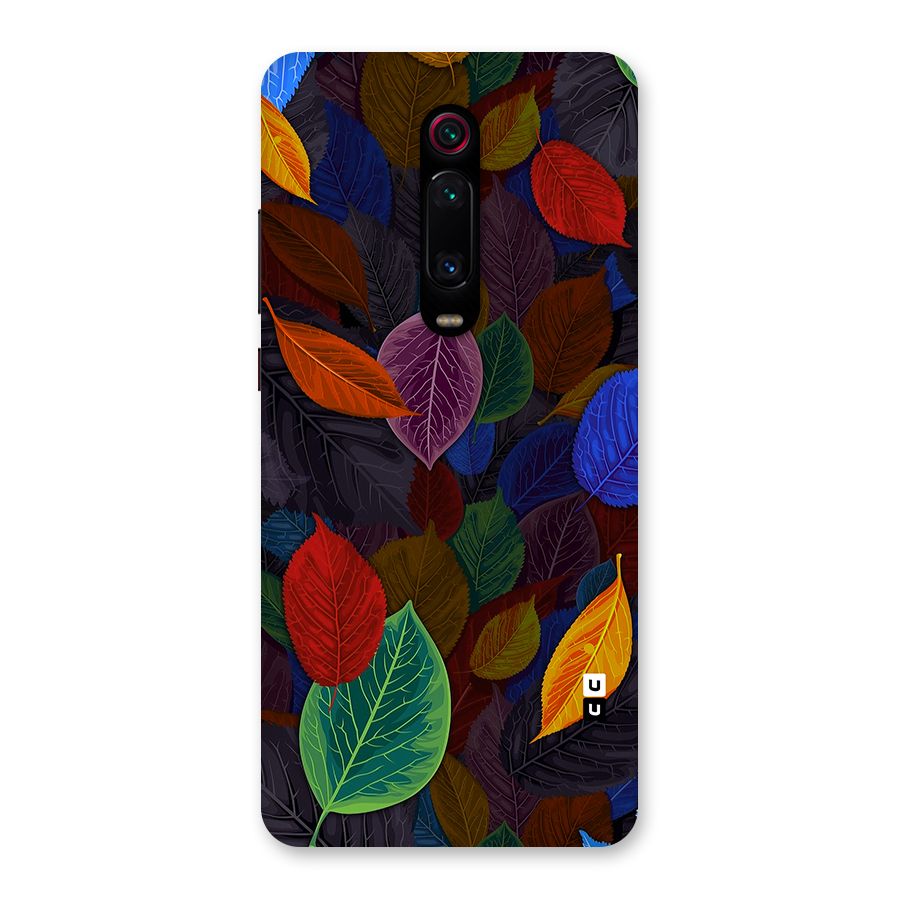 Colorful Leaves Pattern Back Case for Redmi K20