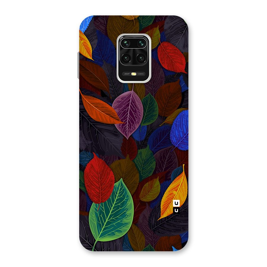 Colorful Leaves Pattern Back Case for Redmi Note 9 Pro Max