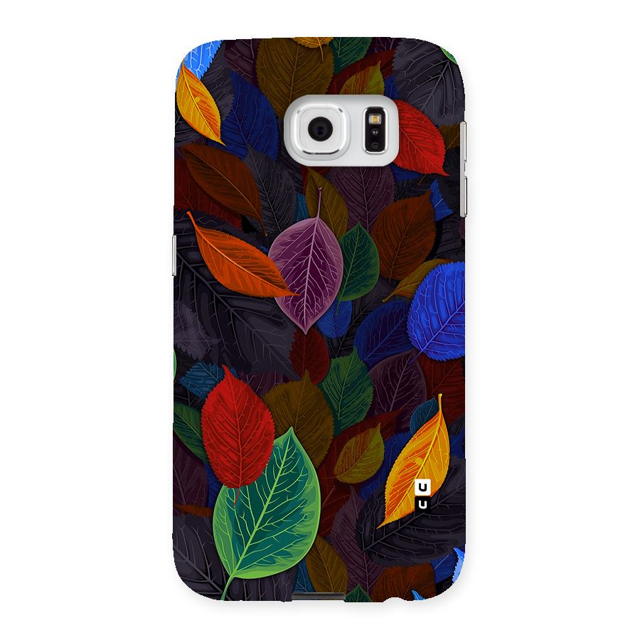 Colorful Leaves Pattern Back Case for Samsung Galaxy S6