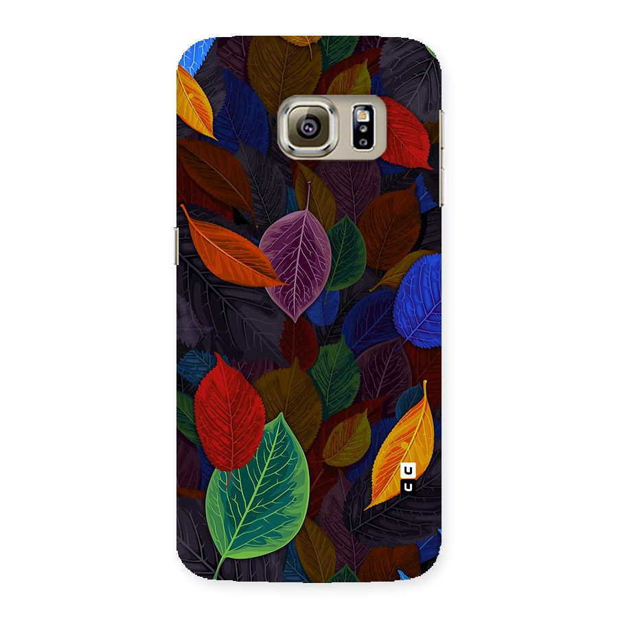 Colorful Leaves Pattern Back Case for Samsung Galaxy S6 Edge Plus