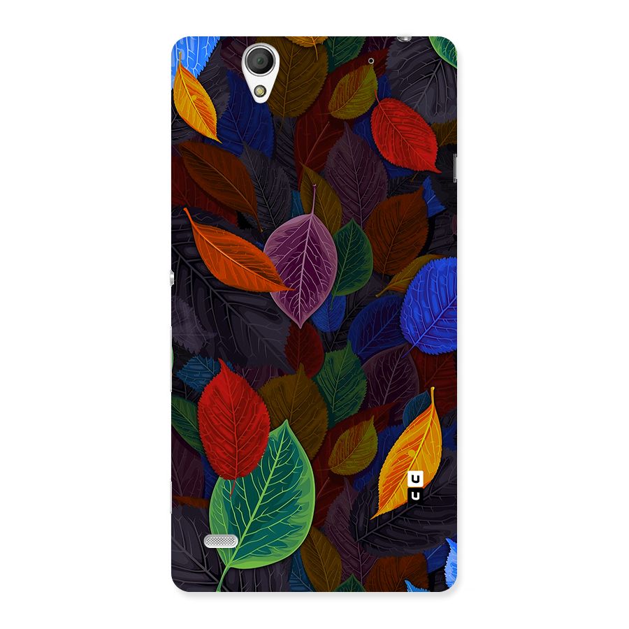 Colorful Leaves Pattern Back Case for Sony Xperia C4