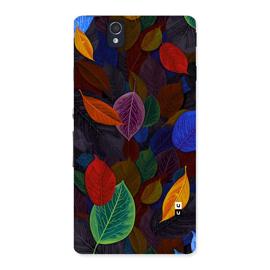 Colorful Leaves Pattern Back Case for Sony Xperia Z