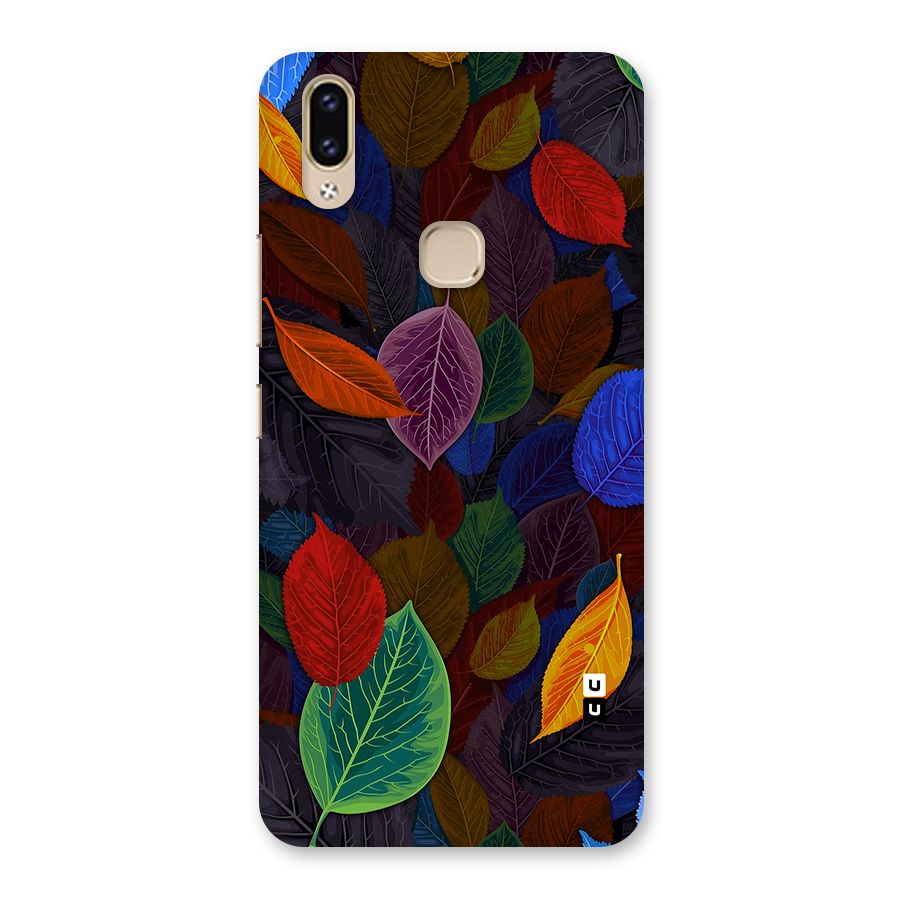 Colorful Leaves Pattern Back Case for Vivo V9 Youth
