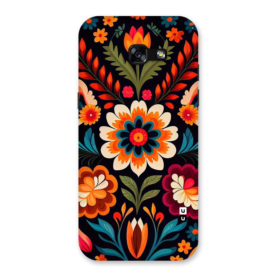 Colorful Mexican Floral Pattern Back Case for Galaxy A5 2017