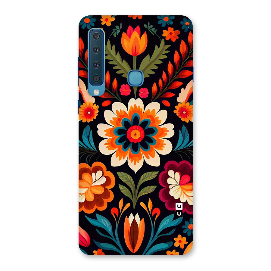 Colorful Mexican Floral Pattern Back Case for Galaxy A9 (2018)