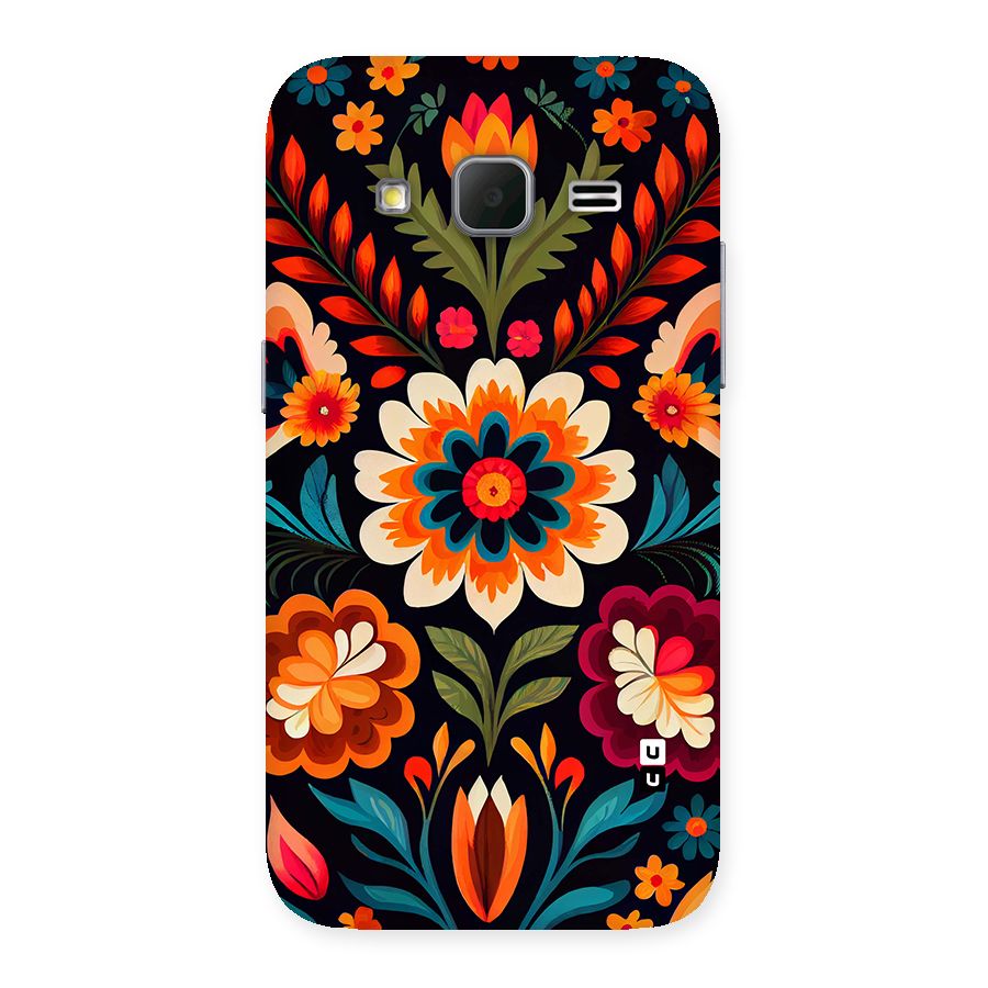 Colorful Mexican Floral Pattern Back Case for Galaxy Core Prime