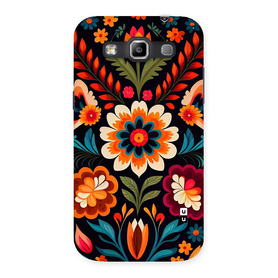 Colorful Mexican Floral Pattern Back Case for Galaxy Grand Quattro