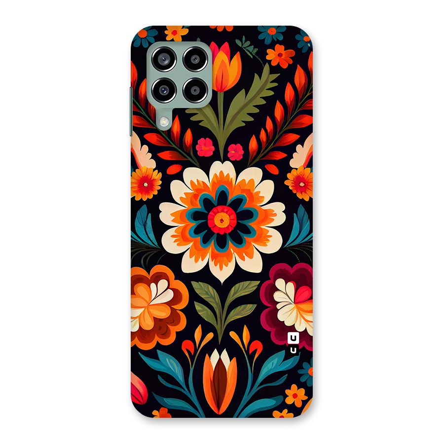 Colorful Mexican Floral Pattern Back Case for Galaxy M33