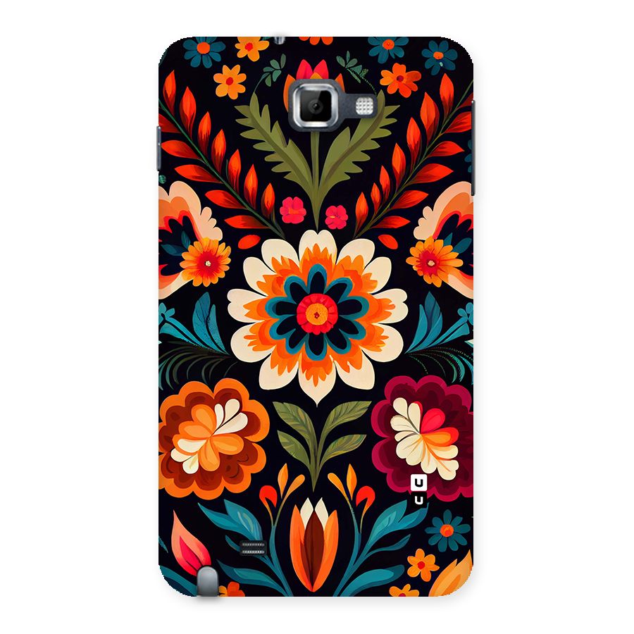 Colorful Mexican Floral Pattern Back Case for Galaxy Note