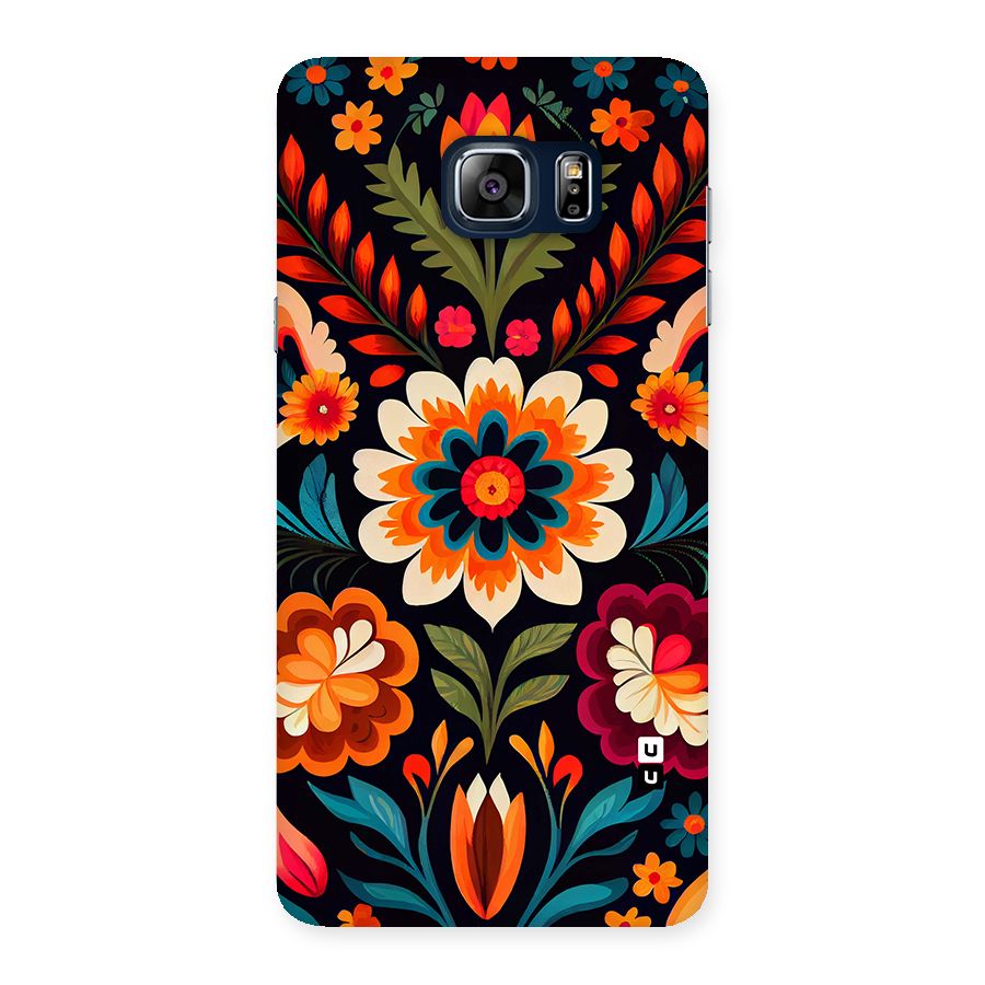 Colorful Mexican Floral Pattern Back Case for Galaxy Note 5