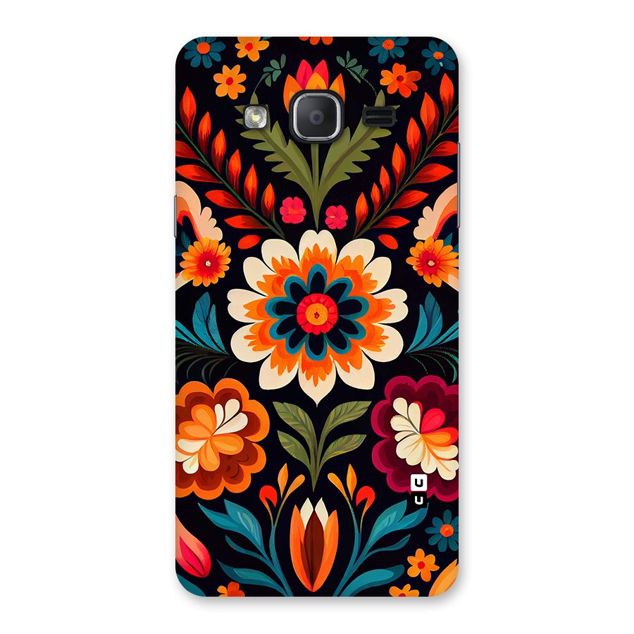 Colorful Mexican Floral Pattern Back Case for Galaxy On7 2015