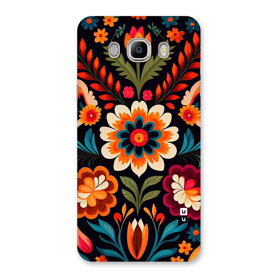 Colorful Mexican Floral Pattern Back Case for Galaxy On8