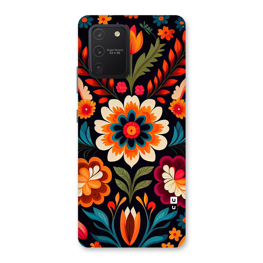 Colorful Mexican Floral Pattern Back Case for Galaxy S10 Lite