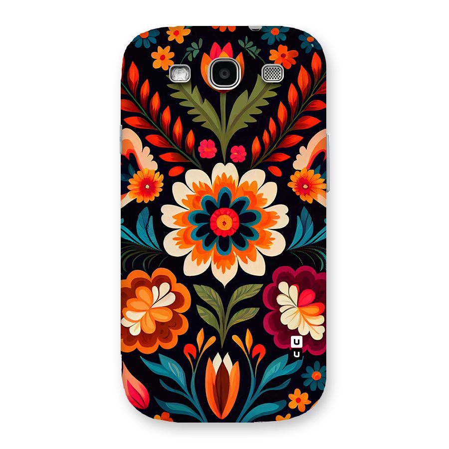 Colorful Mexican Floral Pattern Back Case for Galaxy S3 Neo