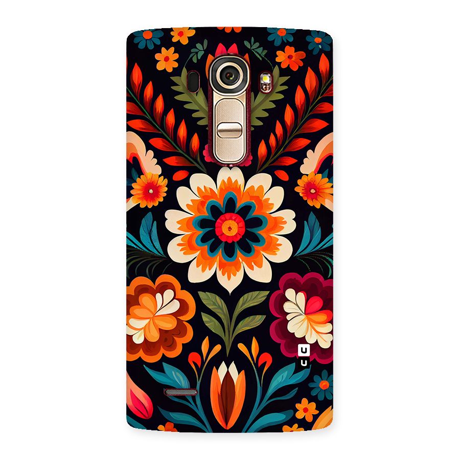 Colorful Mexican Floral Pattern Back Case for LG G4
