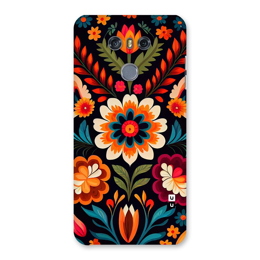 Colorful Mexican Floral Pattern Back Case for LG G6