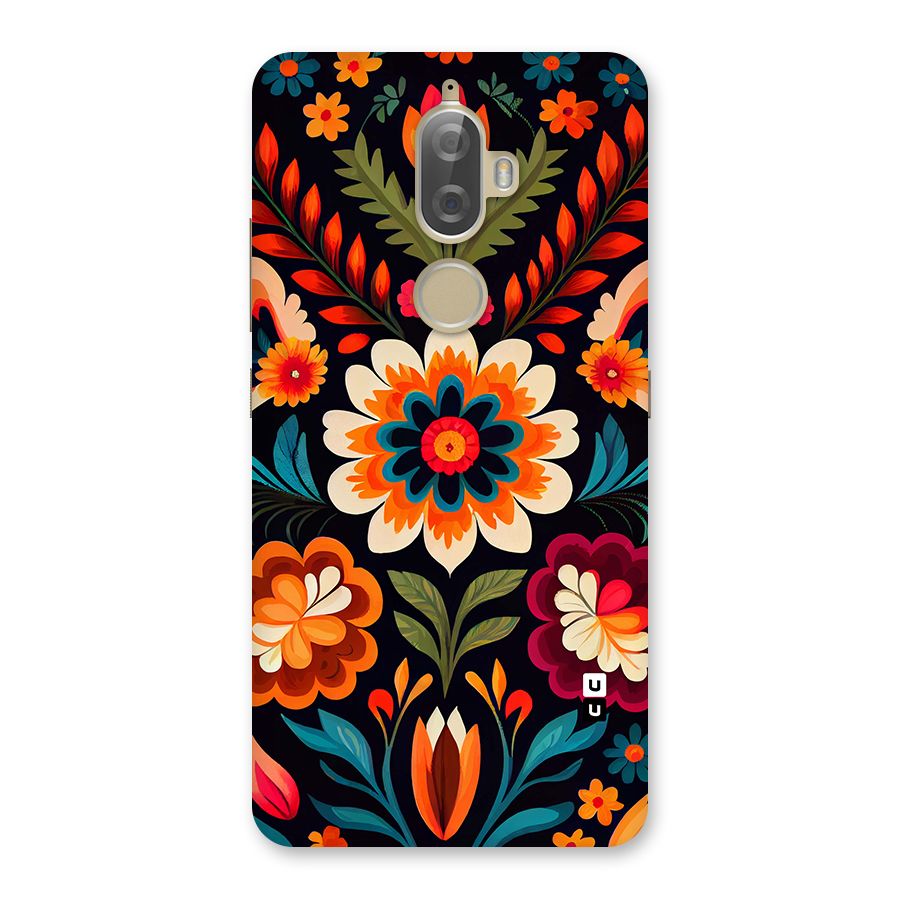 Colorful Mexican Floral Pattern Back Case for Lenovo K8 Plus